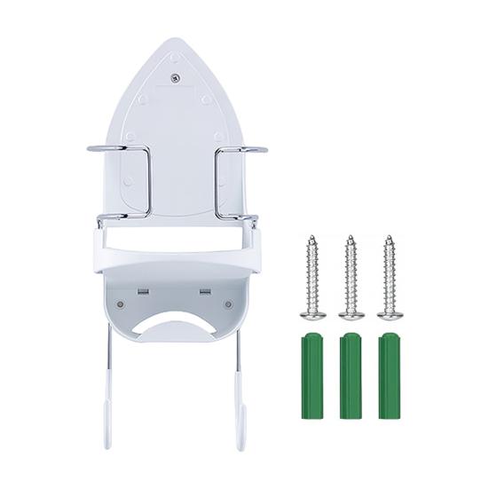 Настенная вешалка для гладильной доски с двумя крючками, универсальная прочная прачечная