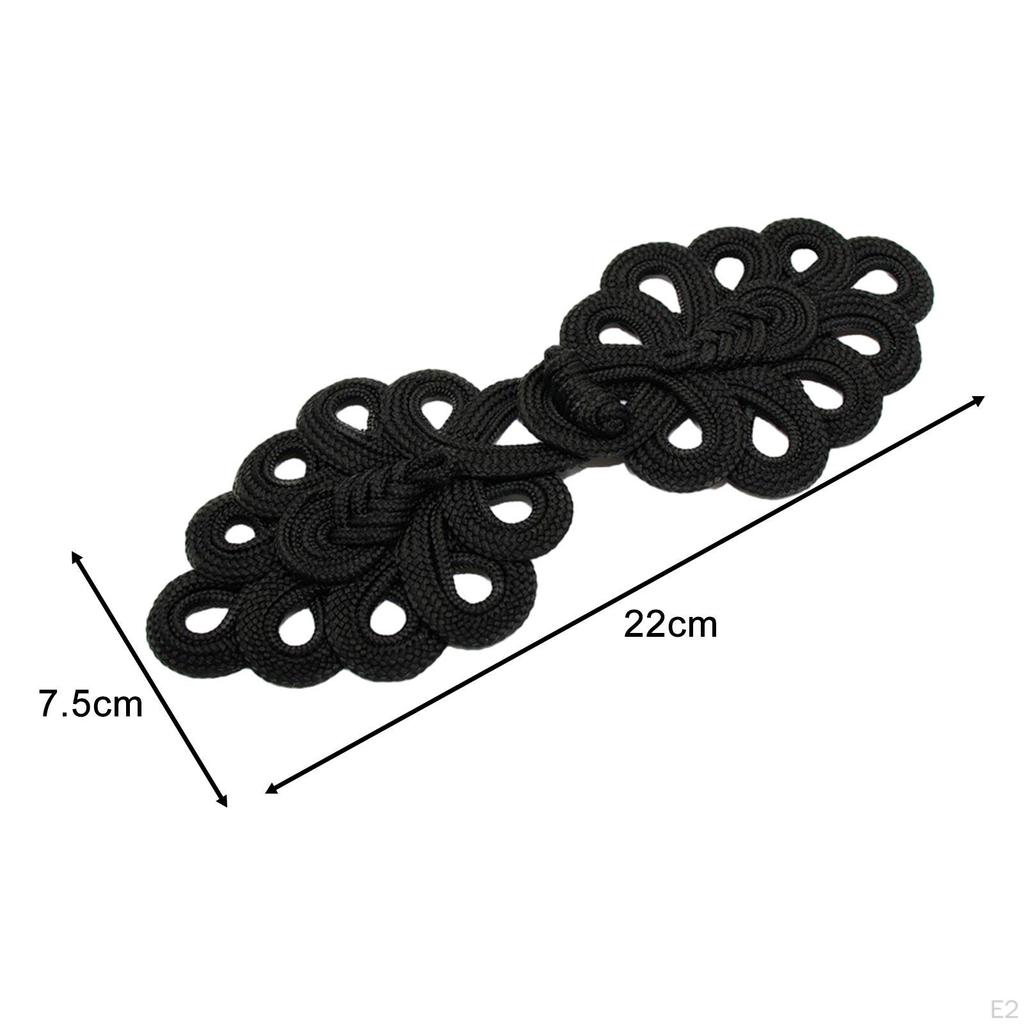 1 пара китайских узлов, пуговицы-лягушки, застежки, швейные застежки для свитера, плаща, пальто, шарфа, кардигана