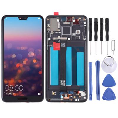 OEM ЖК-экран для дигитайзера Huawei P20 в полной сборке с рамкой