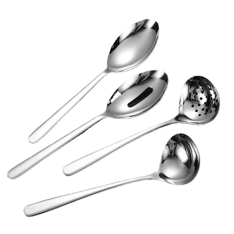 Нож, вилка и ложка из нержавеющей стали 304, утолщенная элегантная серия, толстая ручка, ложка, вилка, набор западных столовых приборов