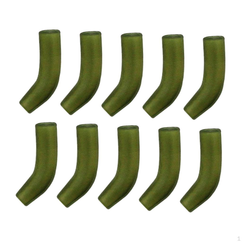 10 Carp Fishing Hook Kickers Rubber Sleeves Terminal Tackle Short Line Aligner Anti-Sleeve