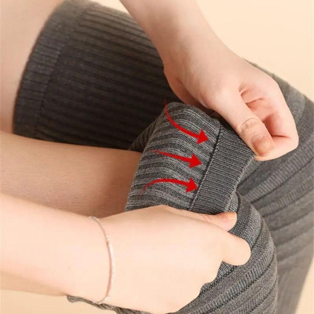 Шерстяные наколенники размера M-XL, верблюжьи толстые кашемировые наколенники, сохраняющие тепло, зимние наколенники