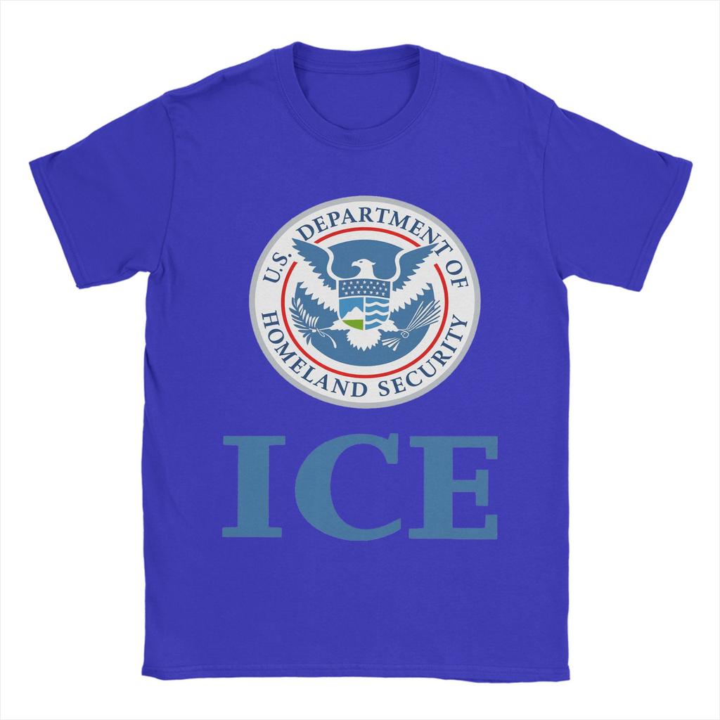 Oversized T Shirt Summer United States Immigration and Customs EnforceUnisext Popular TShirts 100 Cotton Short Sleeve Clothes