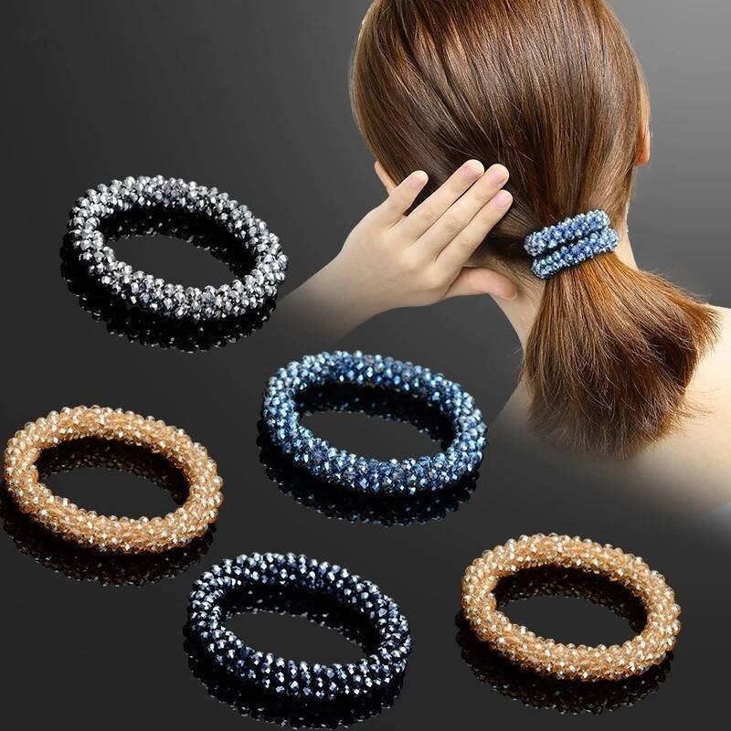 Boho Elastic Bracelets & Bangles For Women Vintage Stretch Bohemian Femme Crystal Glass Beads Bracelets Party Jewelry Gift