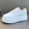 Fashion New Height Increasing Men's Shoes Fashion Breathable Thick Soled Flat Sports Shoes Man Trend Versatile Casual Board White Shoes