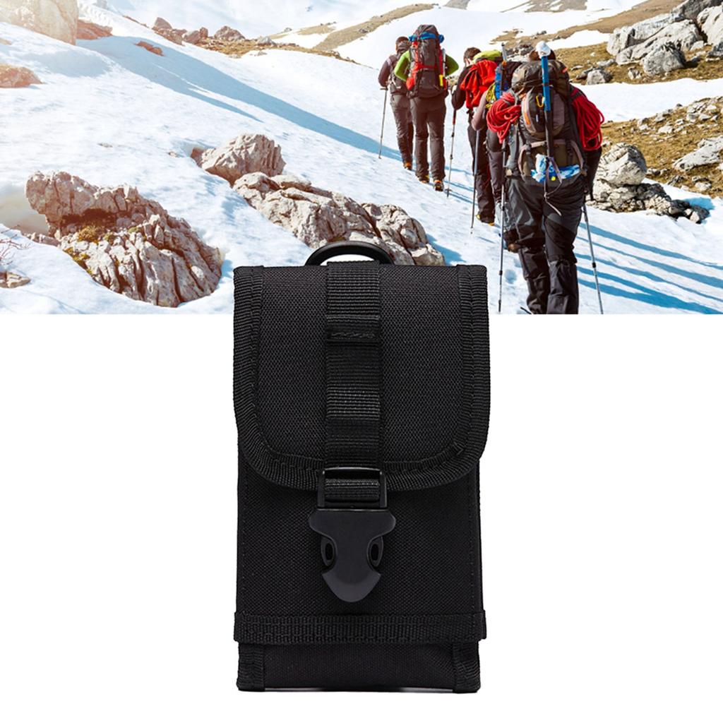 Military Mobile Phone Bag Leisure Nylon Waterproof Multifunction Phone Waist Pack for Outdoor