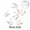 100pcs/lot 20*17mm 10 Color Iron Bead Charms Earring Wires With Ear Hook Earrings Clasp Findings Supplies For Jewelry Making DIY