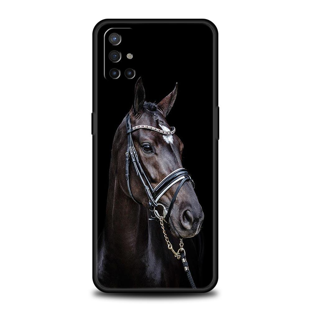 Running Horse Animal Phone Case For OnePlus 12 11 10 9 8 7 7T Pro 12R 10R 9RT 9R 8T Nord N100 N200 N10 2T CE 2 5G Soft Cover