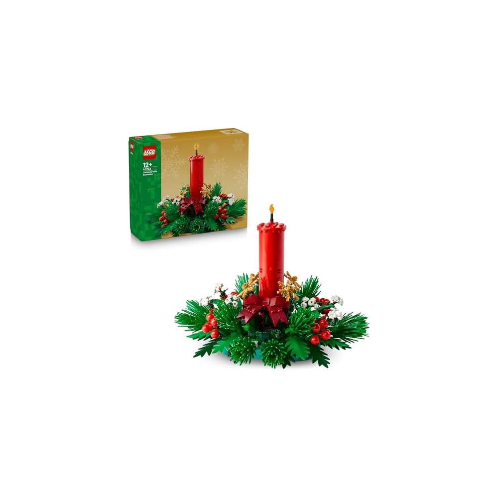 LEGO Christmas Table Decoration Toy Set for Kids Age 12 to 14 with Building Blocks and Art Elements