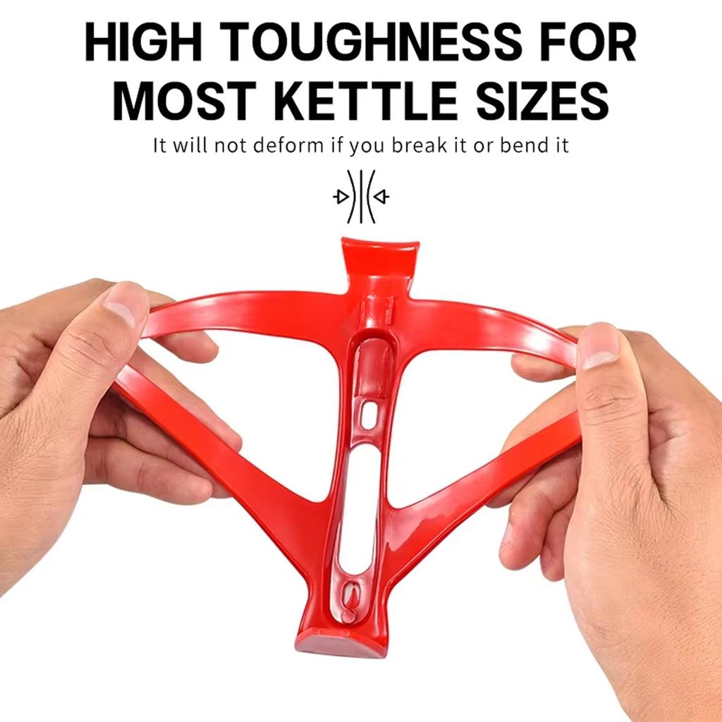 Держатель для бутылки с водой для велосипеда, пластиковый, легкий, сверхпрочный, для шоссейного и горного велосипеда, стойка для стакана с водой, аксессуары для велоспорта