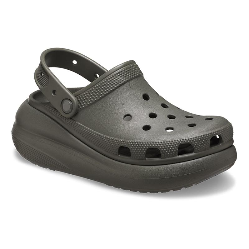 Crocs EVA Puffs Повседневные, Удобные и Универсальные Клоги 5,2 см Унисекс Оливковый