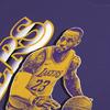 Nike X NBA LeBron James Select Series Повседневная спортивная футболка с графическим принтом и коротким рукавом Мужские топы Фиолетовый DH3717-547