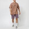 Converse Футболка мужская с принтом "Pushing Along" Цвет: Cameo Brown 10023267-A04