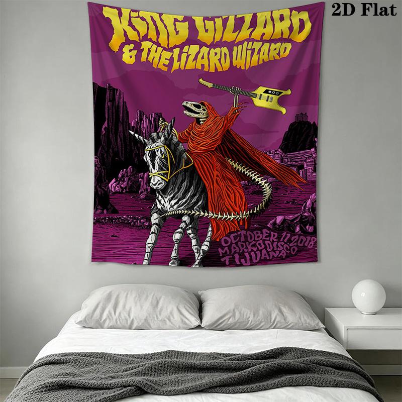 King Gizzard Pattern Home Decor Tapestry, Wall Hanging, Decorative RV Wall Cloth.NGT0928429