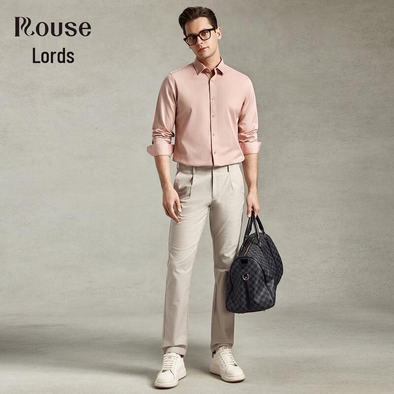 Мужская рубашка 100% хлопок, не требующая глажки, в стиле business casual