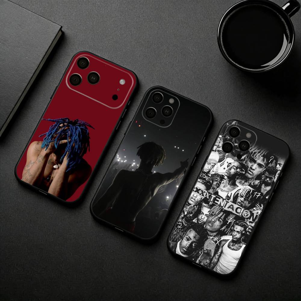 Чехол для телефона R-Rapper X-XXXTentacionS Силиконовый Мягкий Для IPhone 17pro 16 15 14 13 12 11 X XR Plus Pro Max Plus