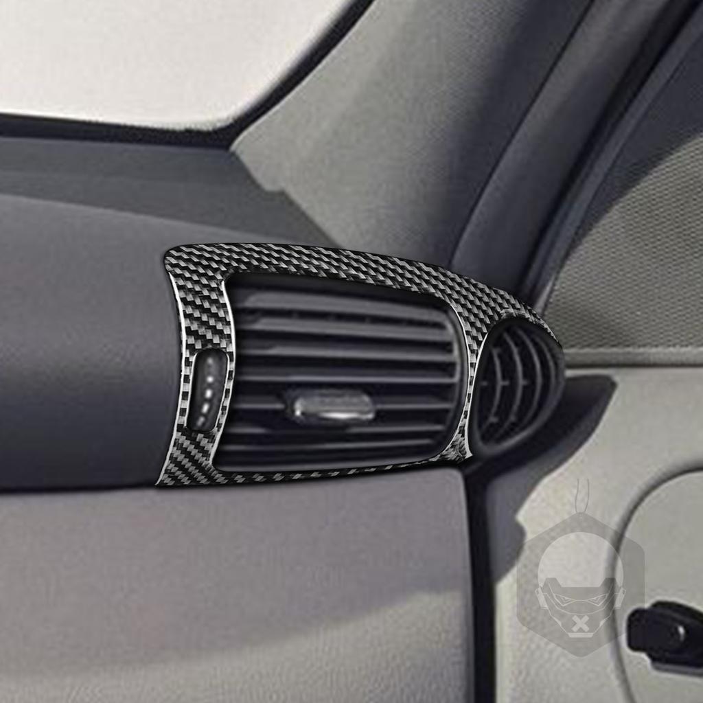 Для Mercedes-Benz C Class W203 2005-2007 приборная панель с обеих сторон, вентиляционные отверстия для кондиционера, отделка из углеродного волокна