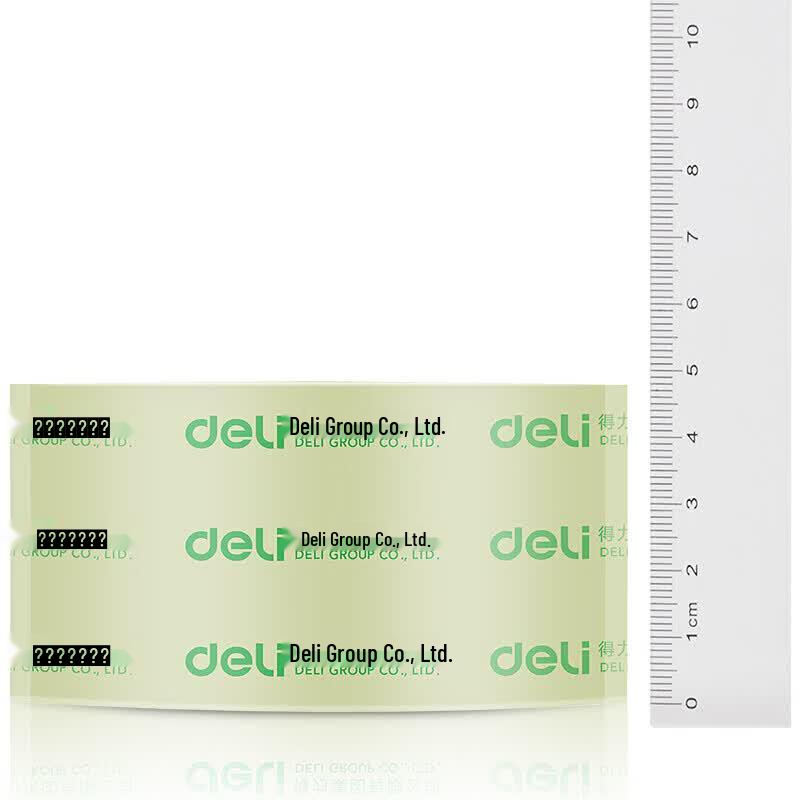 Deli Прозрачный упаковочный скотч 48 мм x 60 ярдов, 5 рулонов