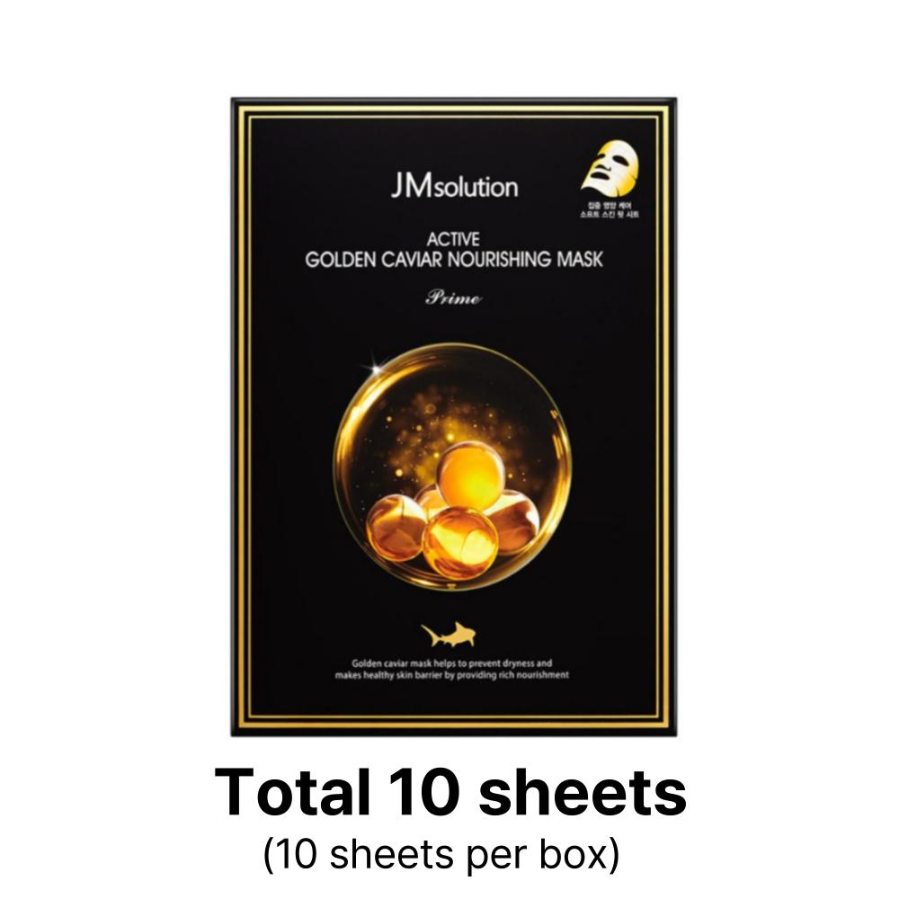 JMSOLUTION Активная питательная маска с золотой икрой Prime 10 листов/20 листов