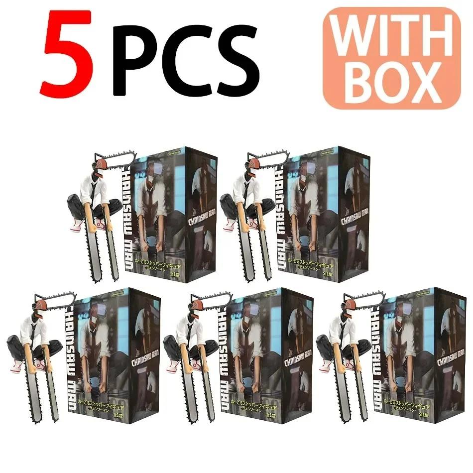 19 см Человек-бензопила Де́ндзи Аниме Фигурка Де́ндзи/Пауэр Фигурка Действия 1560 Фигурка Человека-бензопилы Де́ндзи Коллекционная Модель Кукла Игрушка для Взрослых