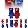 Очаровательный набор коллекционных фигурок Bearbrick Sesame Street Элмо и Коржик 400%