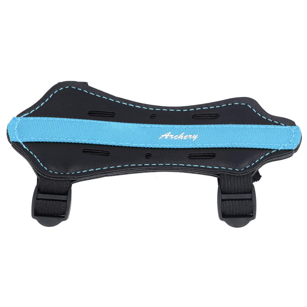 Kids Archery Arm Guard PU Leather Adjustable Thickened Breathable Shooting Practice Bow Forearm Protector for Recurve