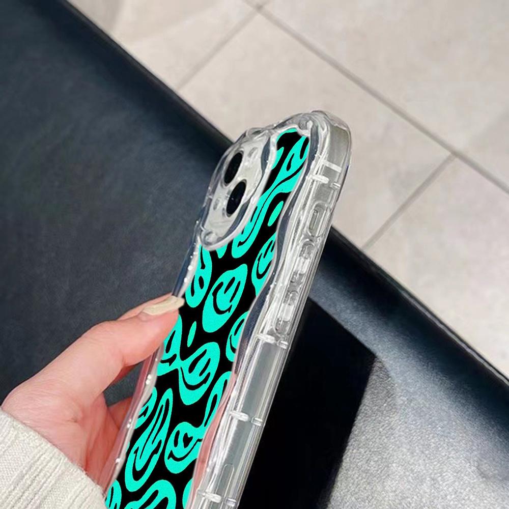 Ae88 Lovely Smiley Art Protective Phone Cases for Samsung S23 S24 Ultra A55 A14 A25 A13 Infinix Hot 40 Pro Tecno Spark 20C Wave TPU Back Cover