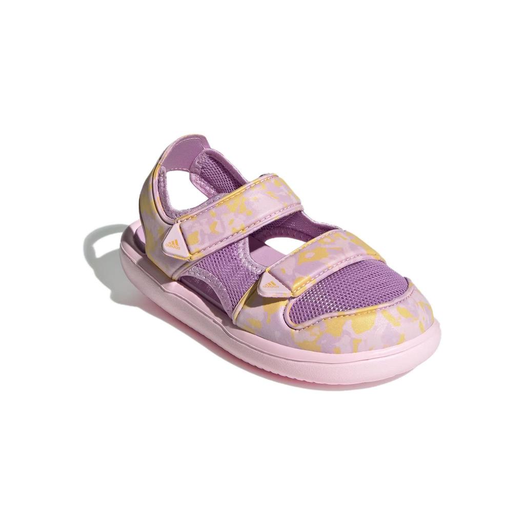 Adidas Comfort Sandals Casual Comfortable Durable Breathable Kids Sandals Kids Sandals Yellow Pink IE0302