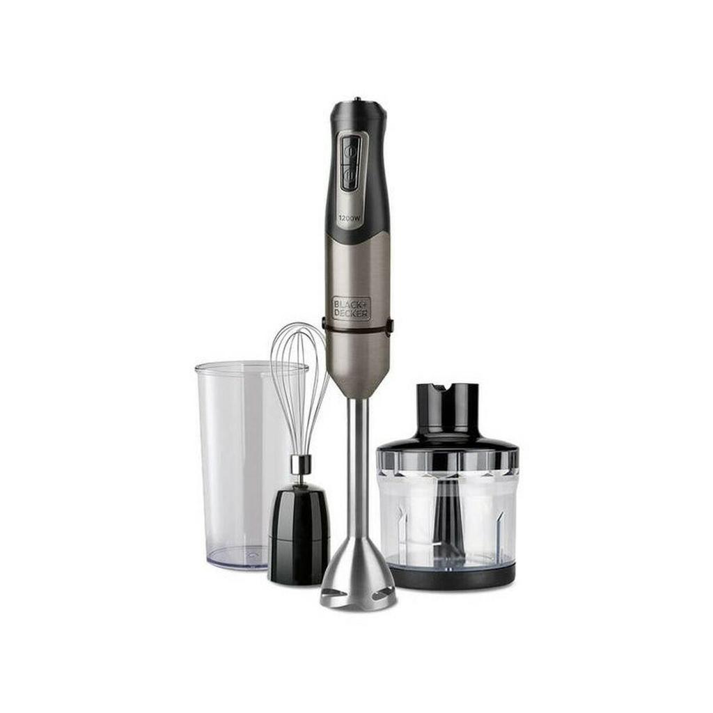 Black-Decker BXHBA1200E Hand Blender 1200W Black/Gray/Silver