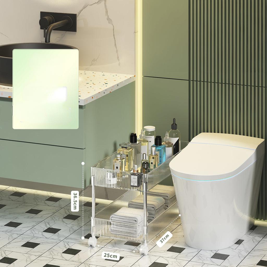 2/3/4-слойный держатель с зазором, кухонная полка для хранения, боковая полка для холодильника, съемная с колесиками, органайзер для ванной комнаты, компактная полка