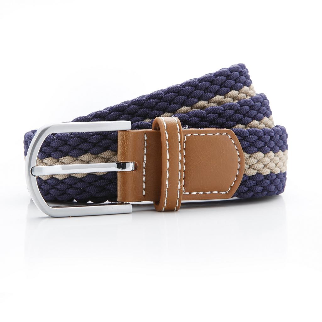 Asquith & Fox Мужской эластичный ремень с двухцветной полоской и оплеткой