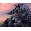 Diamond Embroidery Mosaic Painting Kits Wall Cross Sticker Dark Horse Picture Home Decor