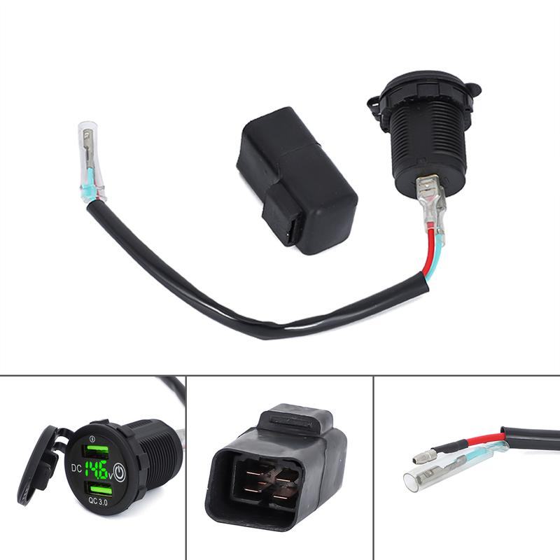 New For Kawasaki Versys 650 Ninja 400 650 Motorcycle Camera Cellphone Type C Single Dual USB Fast Charger with Relay