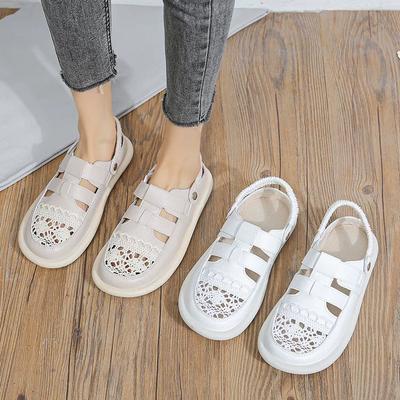 Женская модная обувь Летние босоножки на платформе Женские роскошные босоножки Дизайнерская обувь Дышащие повседневные женские сандалии на плоской подошве