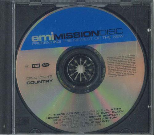 CD РАЗЛИЧНЫЕ Emi Mission Disc May Dpro Vol. 13 C DPROVOL13 EMI MUSIC CANAD 2003 Канада КантриФолк Б/у