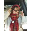 New Christmas Red Scarf Collection Autumn and Winter Warm Female Main Scarf