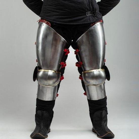 Комплект средневековой ручной работы для ног Стальной наголенник Доспех Костюм, Средневековый рыцарский доспех для ног Larp Косплей Поножи Доспех, Реконструкция подарочный предмет.
