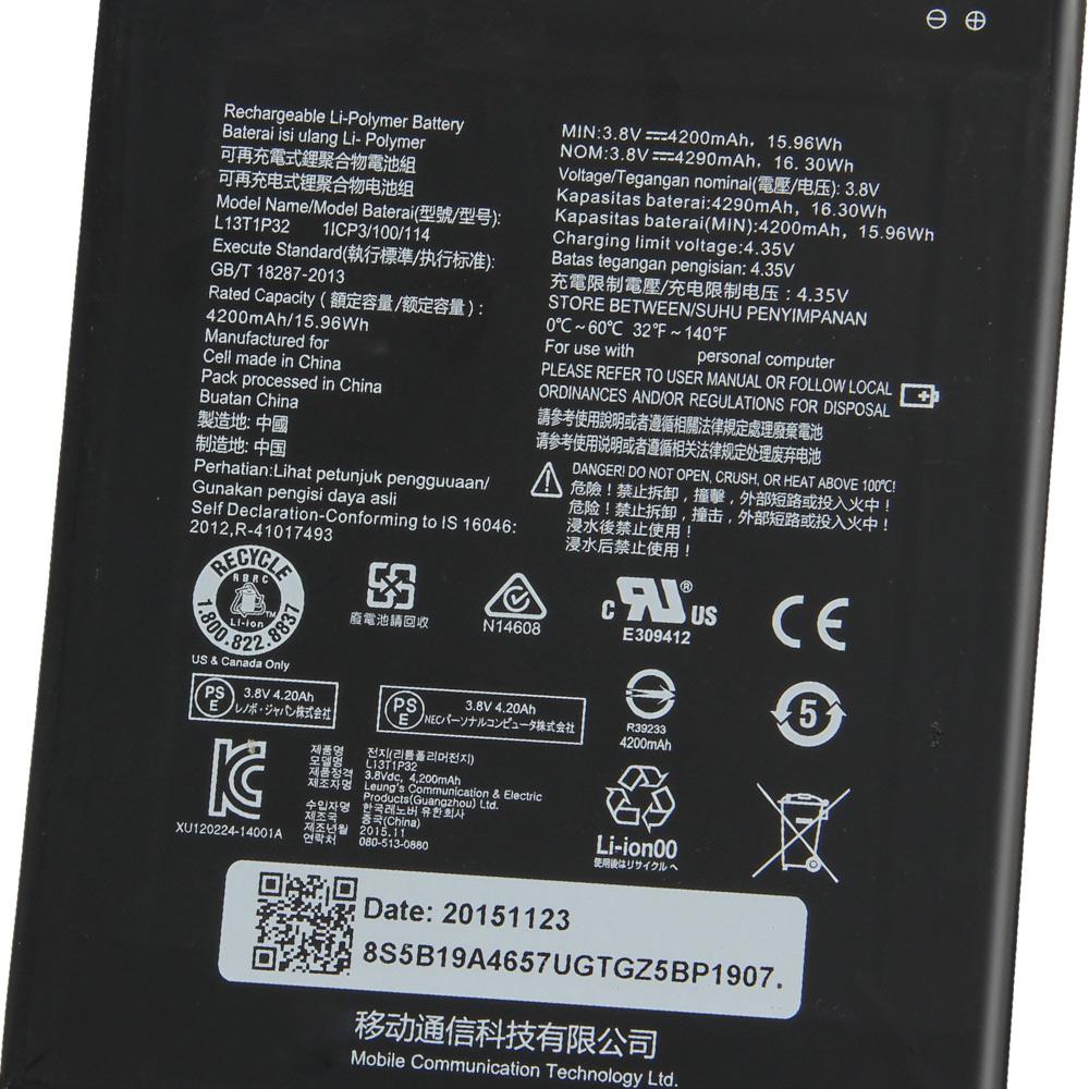 Сменный аккумулятор для Lenovo Tab2 Tab 2 A5500 S8-50F/L A8-50F/LC L13D1P32 L13T1P32, оригинальный аккумулятор для планшета, 4290 мАч
