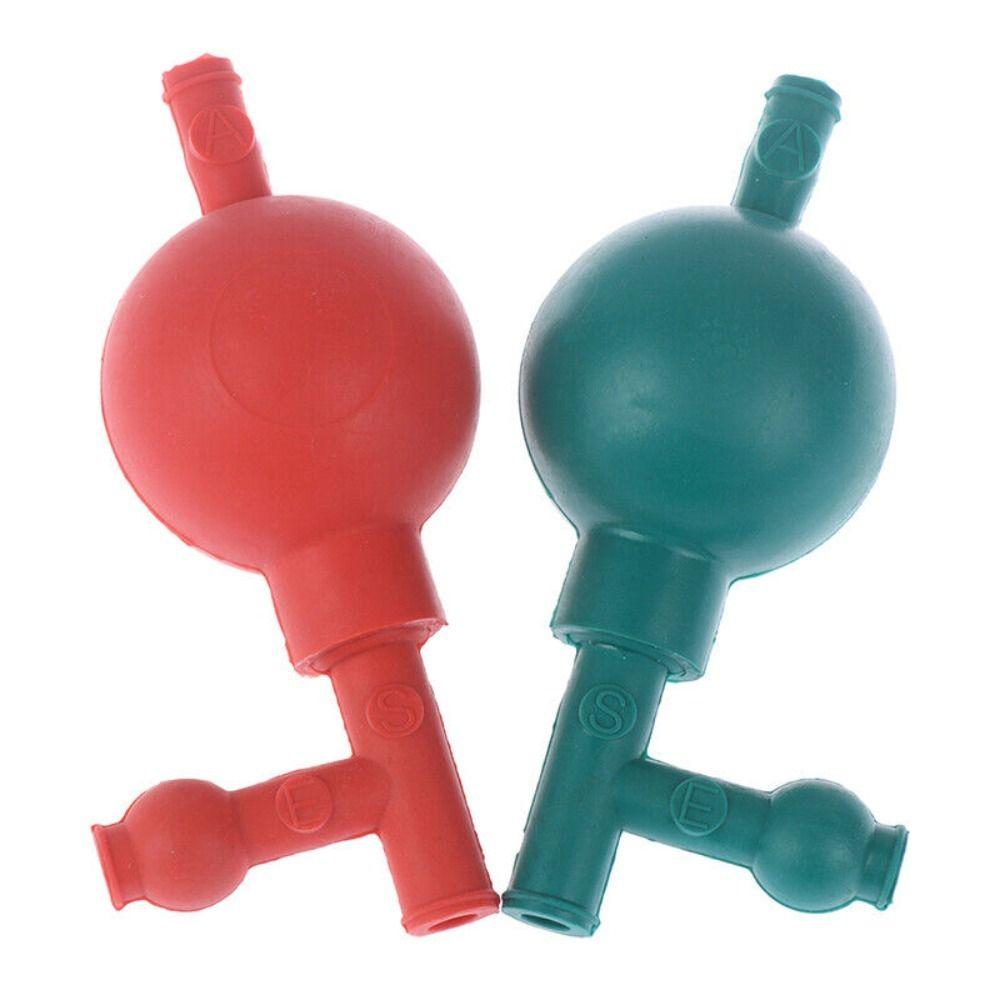 Лабораторная резиновая всасывающая груша с 3 валами, устойчивая к коррозии, безопасная лабораторная пипетка для количественного давления