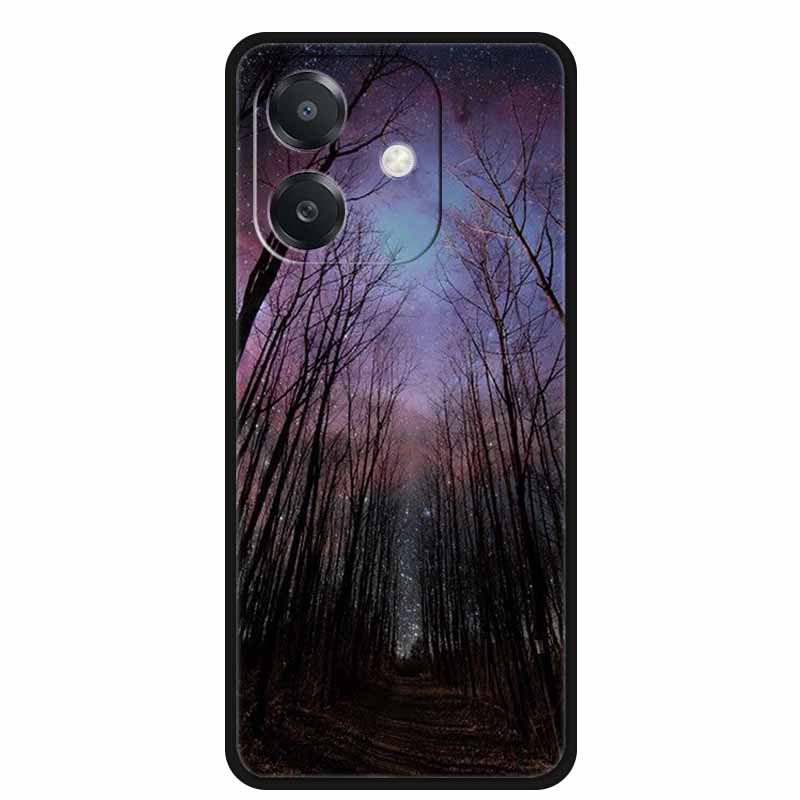 Чехол для OPPO A3 / A3x 5G 6.67" Funda Черный Силиконовый Мягкий Чехол для Телефона Для OPPO A3x A3 5G Задняя Крышка Чехол A 3x A 3 x A3 x Мультяшный