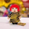 15Cm  Yayoi Kusama Yayoi Kusama Humanoid Polka Dot Plush Toy Keychain Bag Pendant Toy Pendant For Children Gift