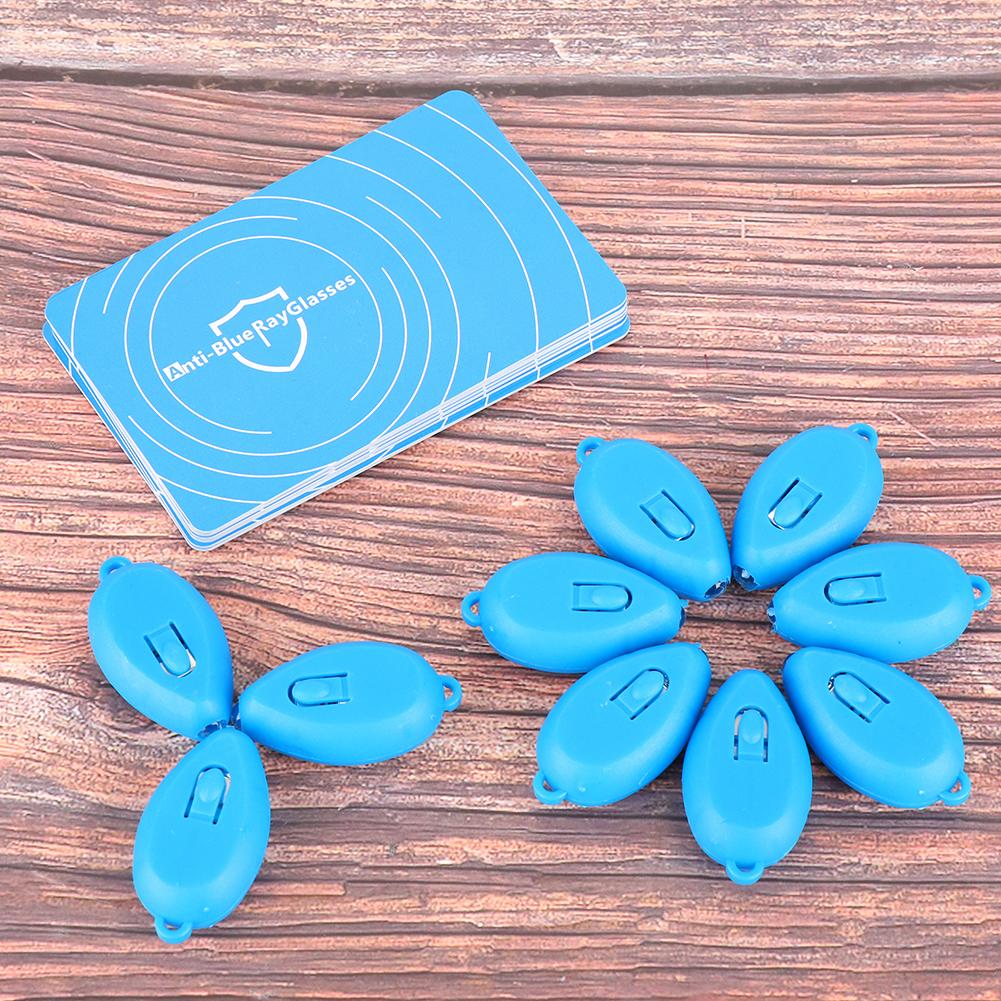 10 Set Professional Anti Blue Light Test Detection Card Blue Light Generator Card