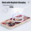 Чехол для iPhone 17 Pro Max Масляная живопись Розы Магнитный для Magsafe Силиконовый чехол для iPhone 16 Pro Max Funda iPhone 15 14 13 12 11 16E
