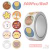 500Pcs/Roll Ins Healing Cartoon Kids Rewards Stickers - DIY Scrapbooks Album Decor Sealing Label Decals