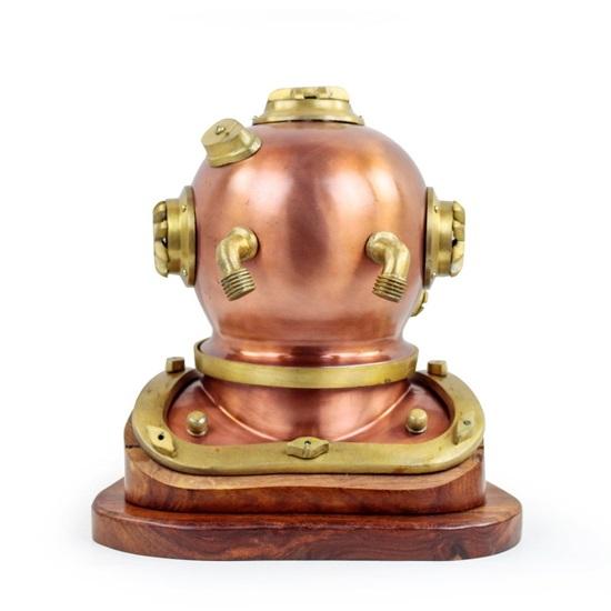 15,24 см якорь инженерный шлем для подводного плавания ВМС США шлем Морзе для дайвинга с деревянной основой Nautica настольный шлем для дайвинга