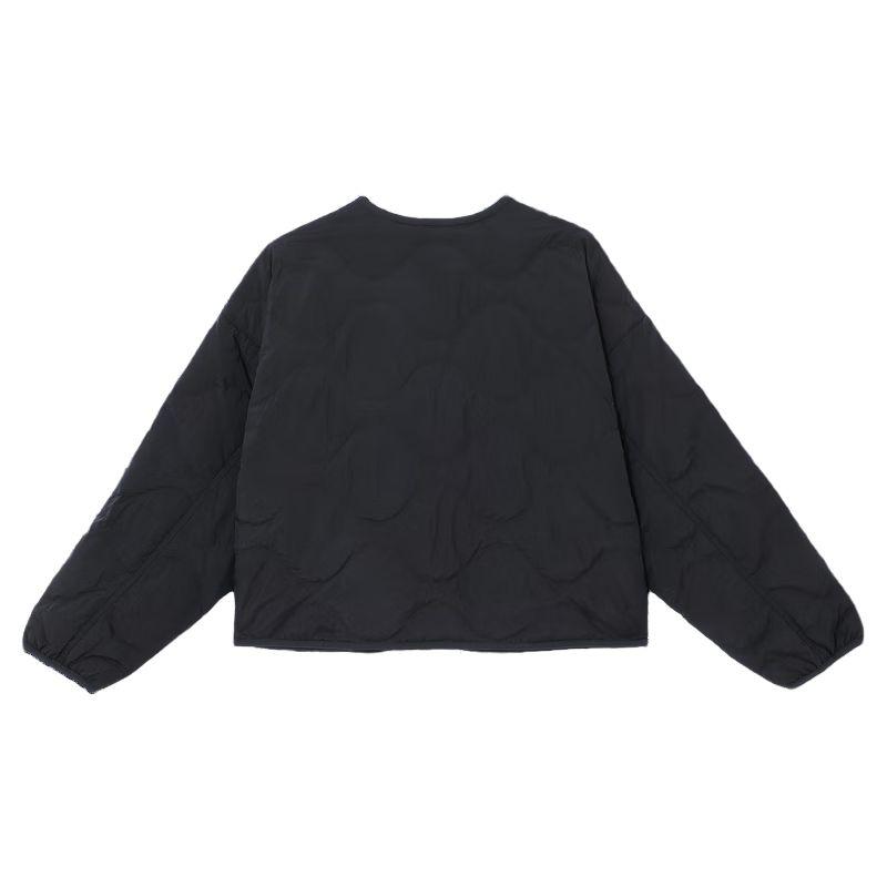 Puma Подкладка пуховая удобная модная молния с длинным рукавом теплая стеганая куртка пуховик женские куртки черные 629272-01