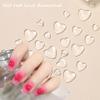 20Pcs Nail Ornaments Wide Application Decorative Attractive Good Mini Love Heart Style DIY Art Charms for Salon