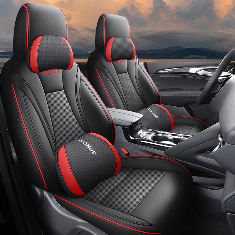 Buick Envision S Leather Car Seat Cushion - Universal Fit for All Seasons, 5-Seater
