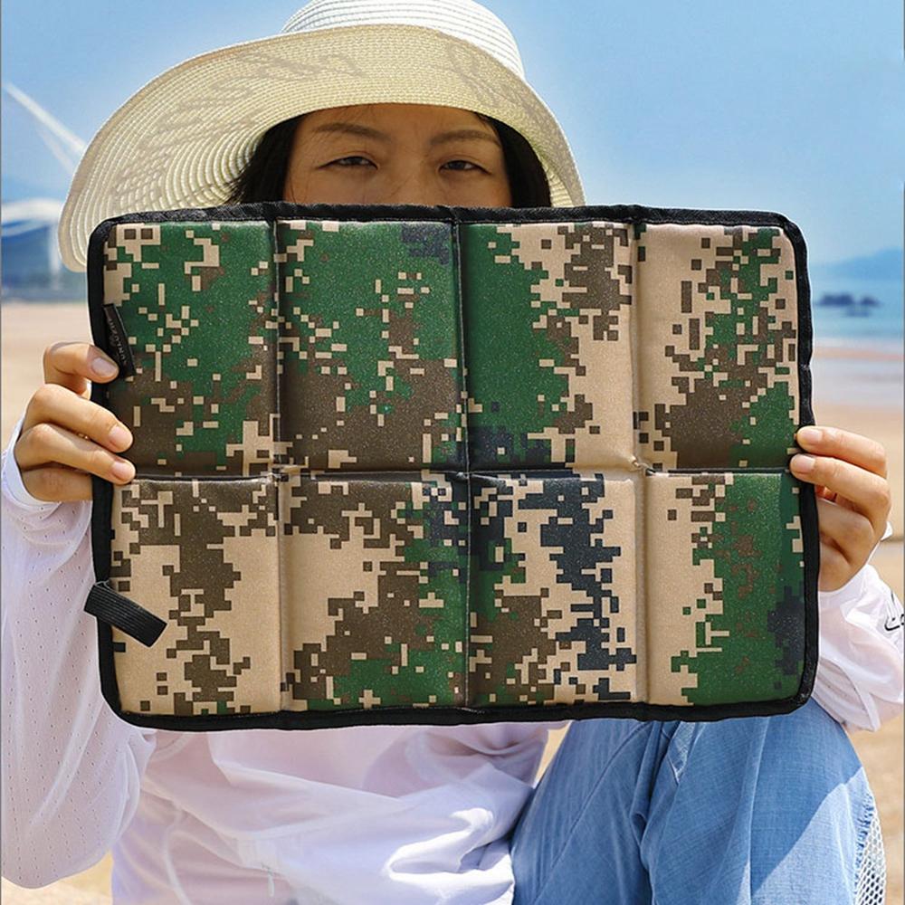 New Prevent Dirty Oxford Cloth Foam Sitting Pad Beach Mats Hiking Small Seat Folding Camping Mat