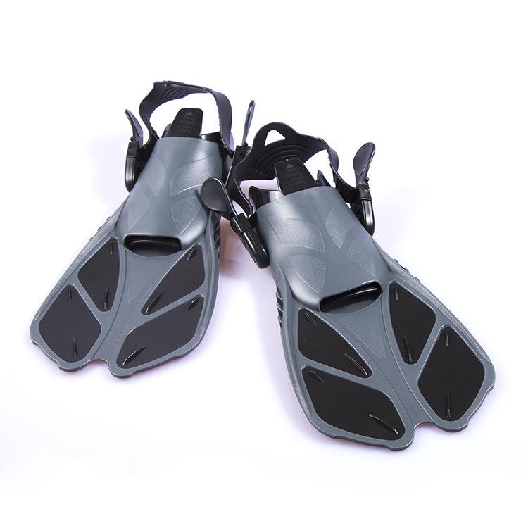 Factory-direct High-end Frog Fins Adjustable Long Adult Swimming Flippers in Stock